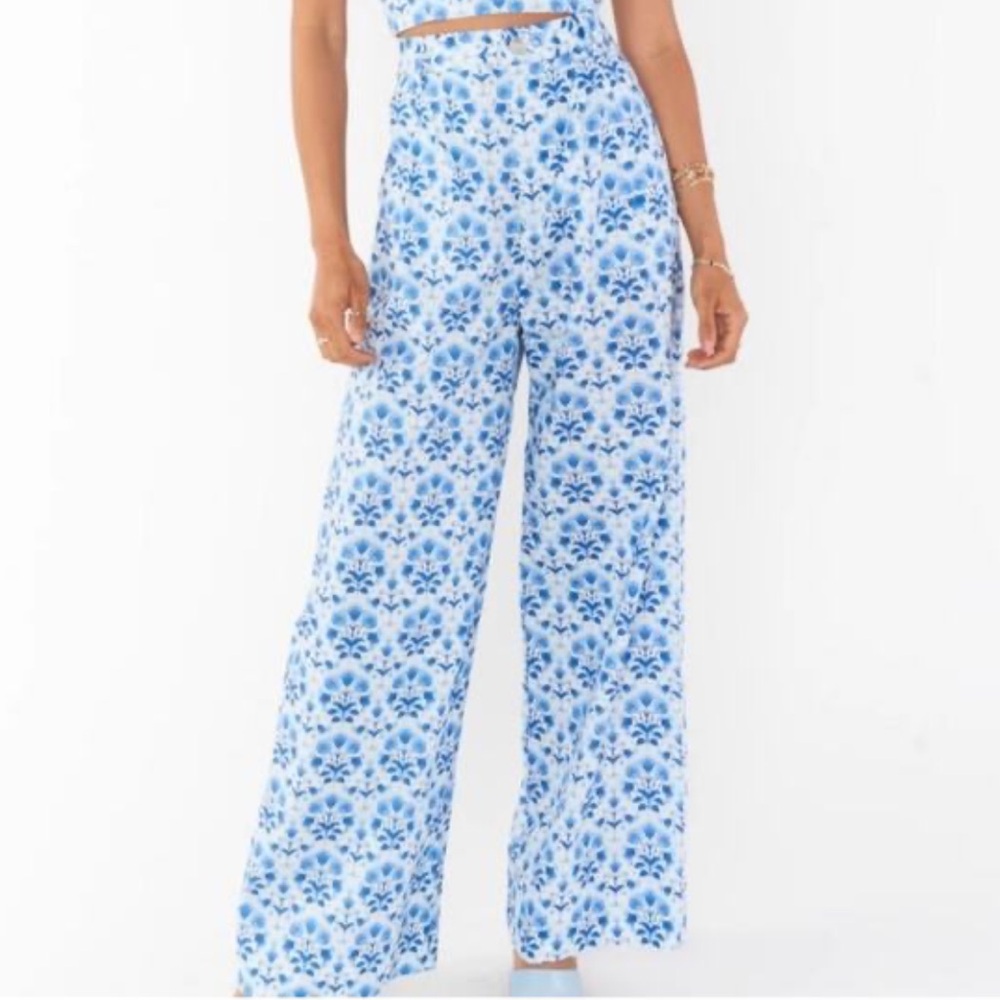 NWT Show Me Your MuMu Teagan Floral Rue Trouser XL